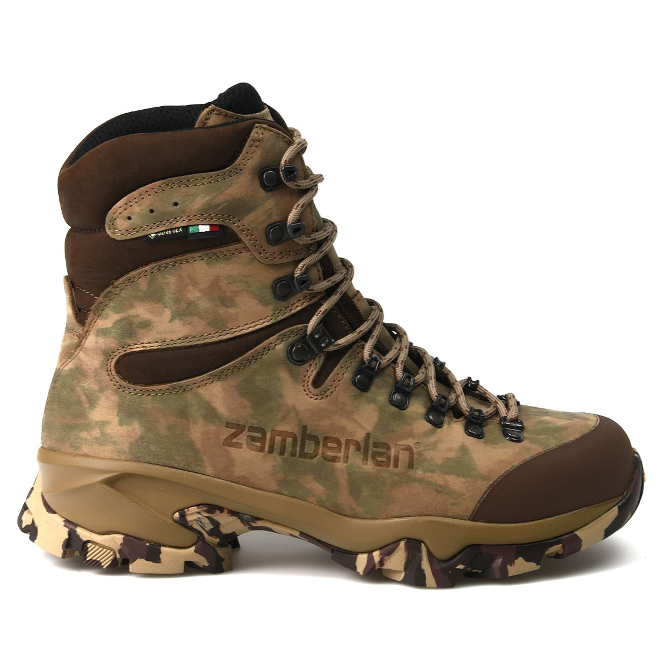 Botas de montaña y caza Hombre Zamberlan Lynx Mid 1214 GTX RR WL Camuflaje - imagen 8