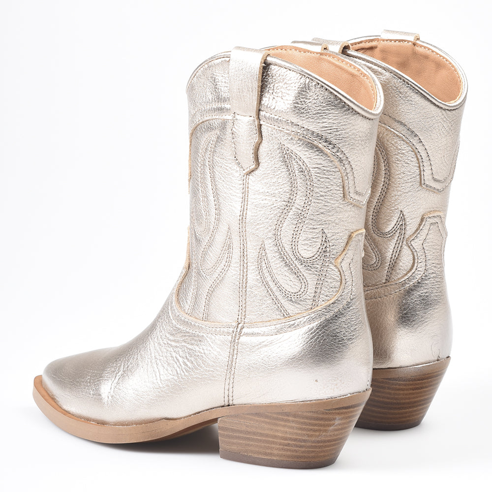 Botines Alpe Cowboy 50104143 Platino - imagen 5