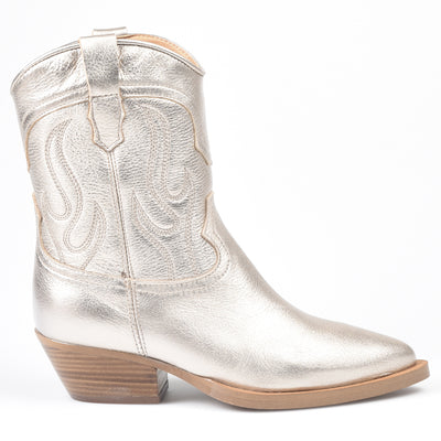 Botines Alpe Cowboy 50104143 Platino