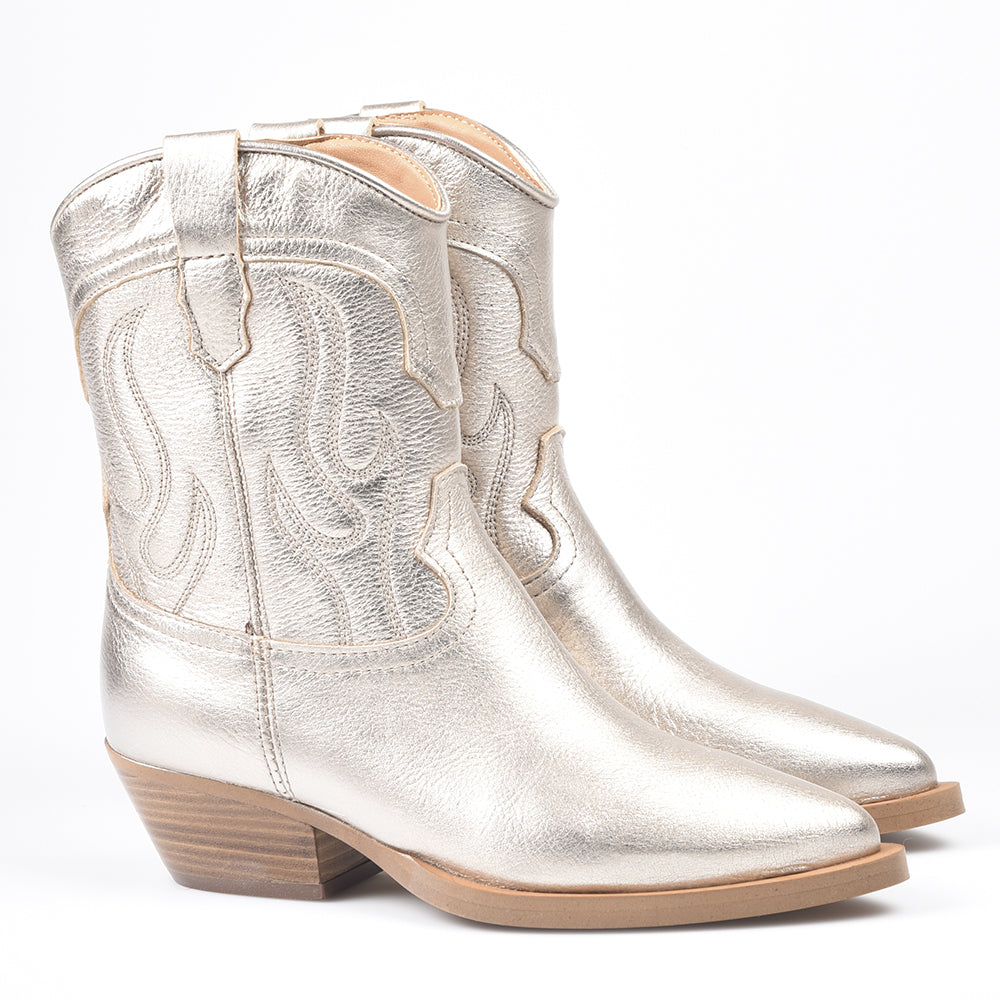 Botines Alpe Cowboy 50104143 Platino - imagen 3