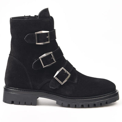 Botines Alpe Hebillas 52091105 Negro