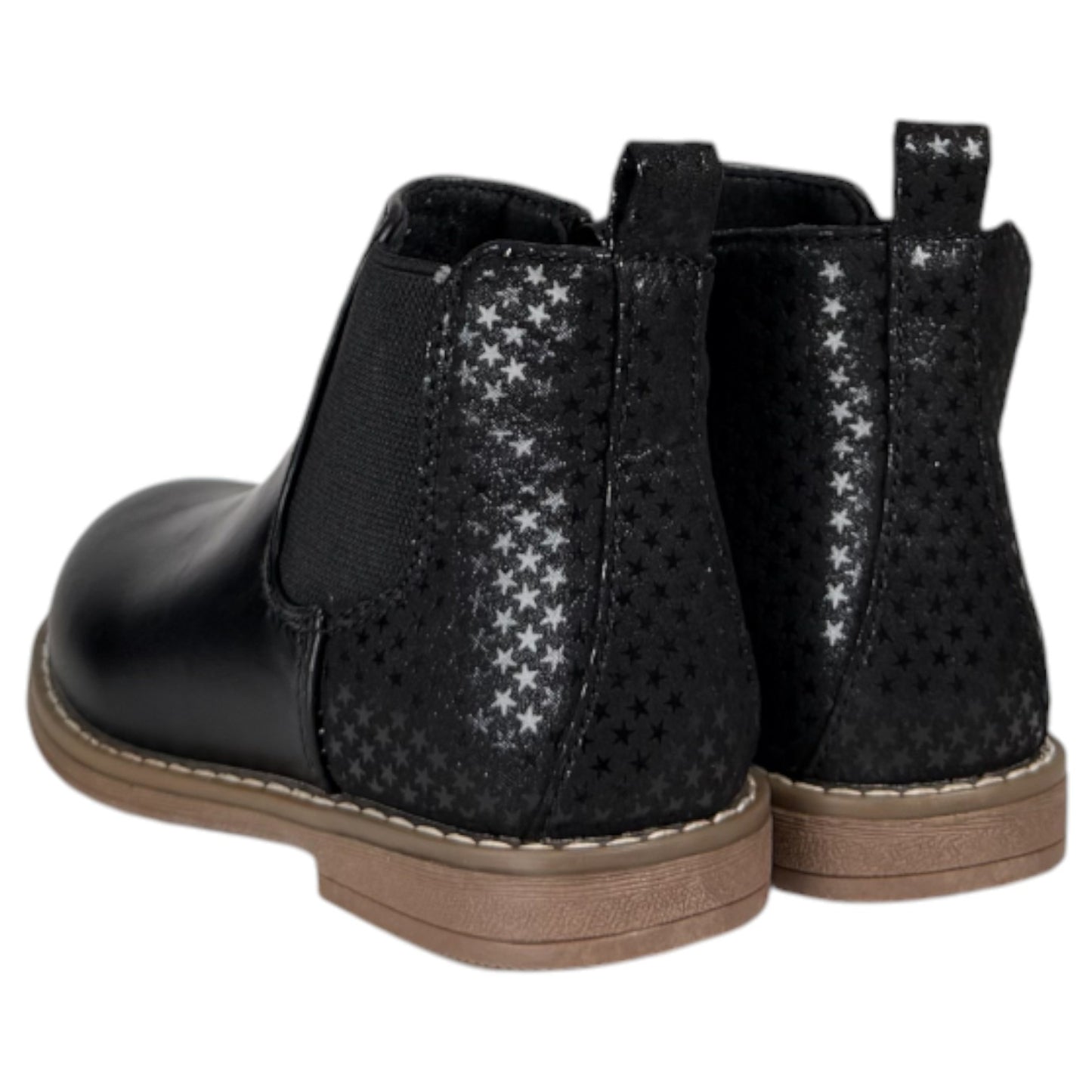 Botines Bubble Kids Elástico Glitter C1548 Negro - imagen 4
