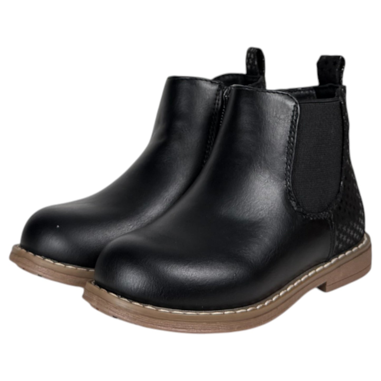 Botines Bubble Kids Elástico Glitter C1548 Negro - imagen 3