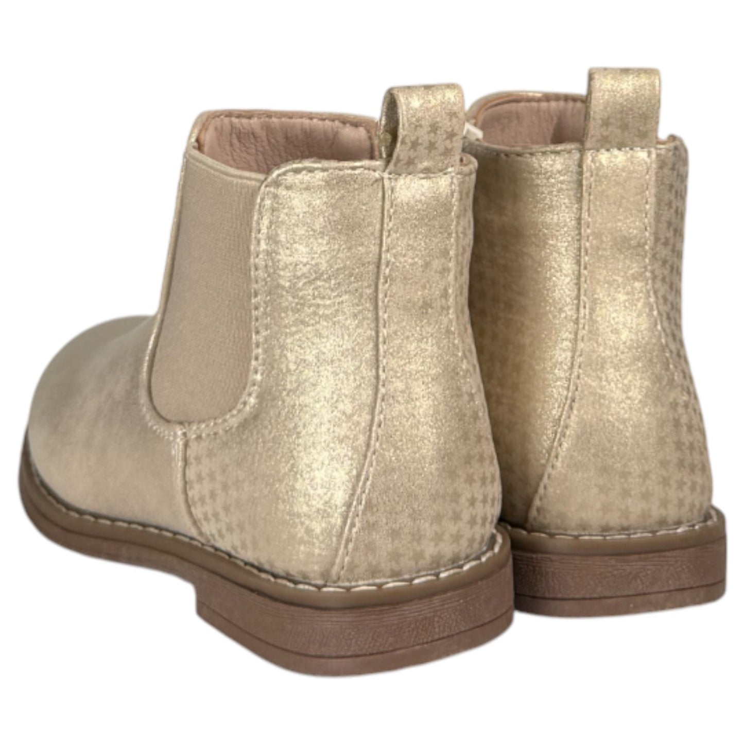 Botines Bubble Kids Elástico Glitter C1548 Oro - imagen 4