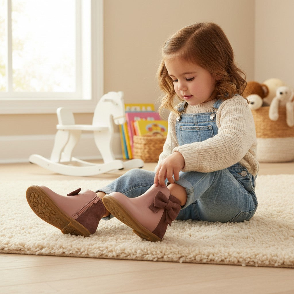Botines Bubble Kids Lazo C783 Rosa - imagen 2