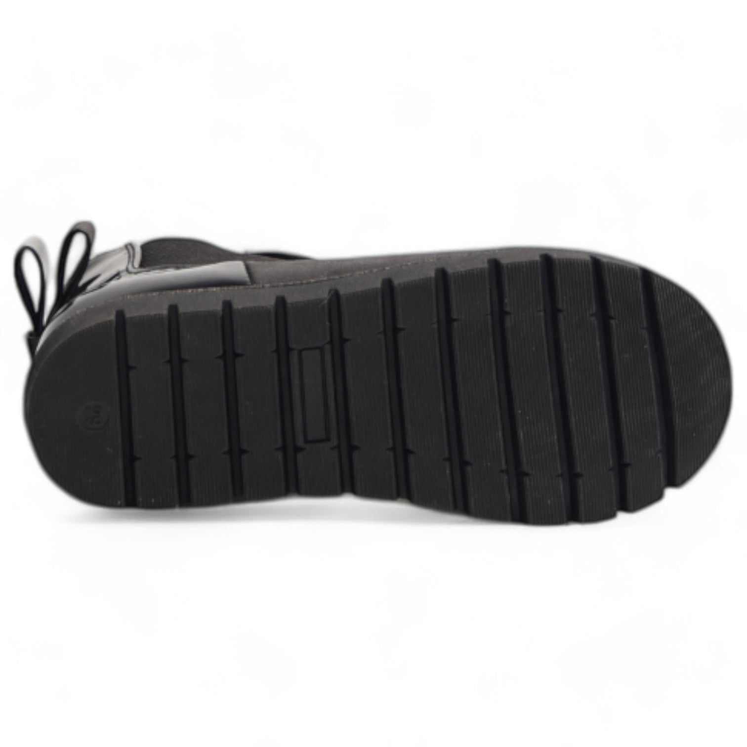 Botines Bubble Kids Lazo Charol C416-L Negro - imagen 5