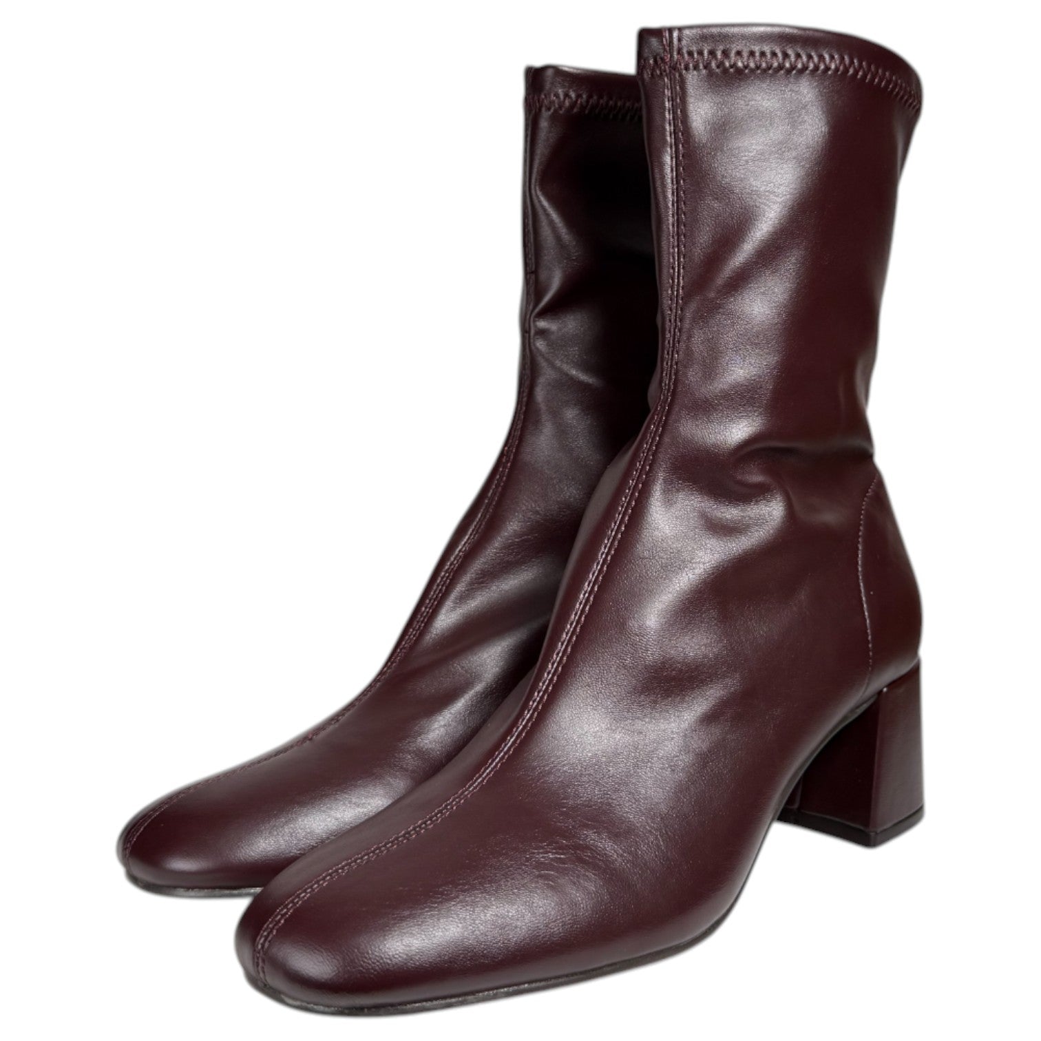 Botines Corina Caña Elástica M5885 Burdeos - imagen 5