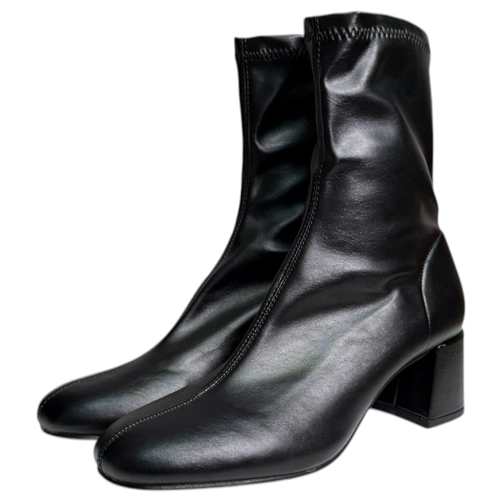Botines Corina Caña Elástica M5885 Negro - imagen 5