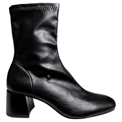Botines Corina Caña Elástica M5885 Negro
