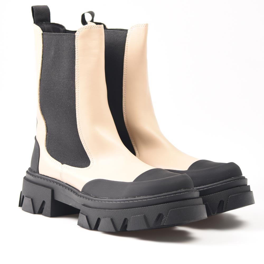 Botines Corina Chelsea Piso Track M2734 Crudo - imagen 2