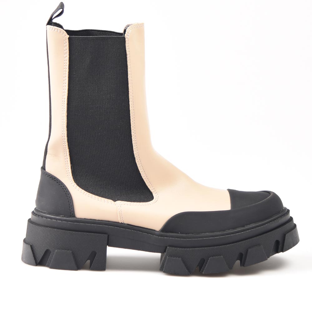 Botines Corina Chelsea Piso Track M2734 Crudo - imagen 1