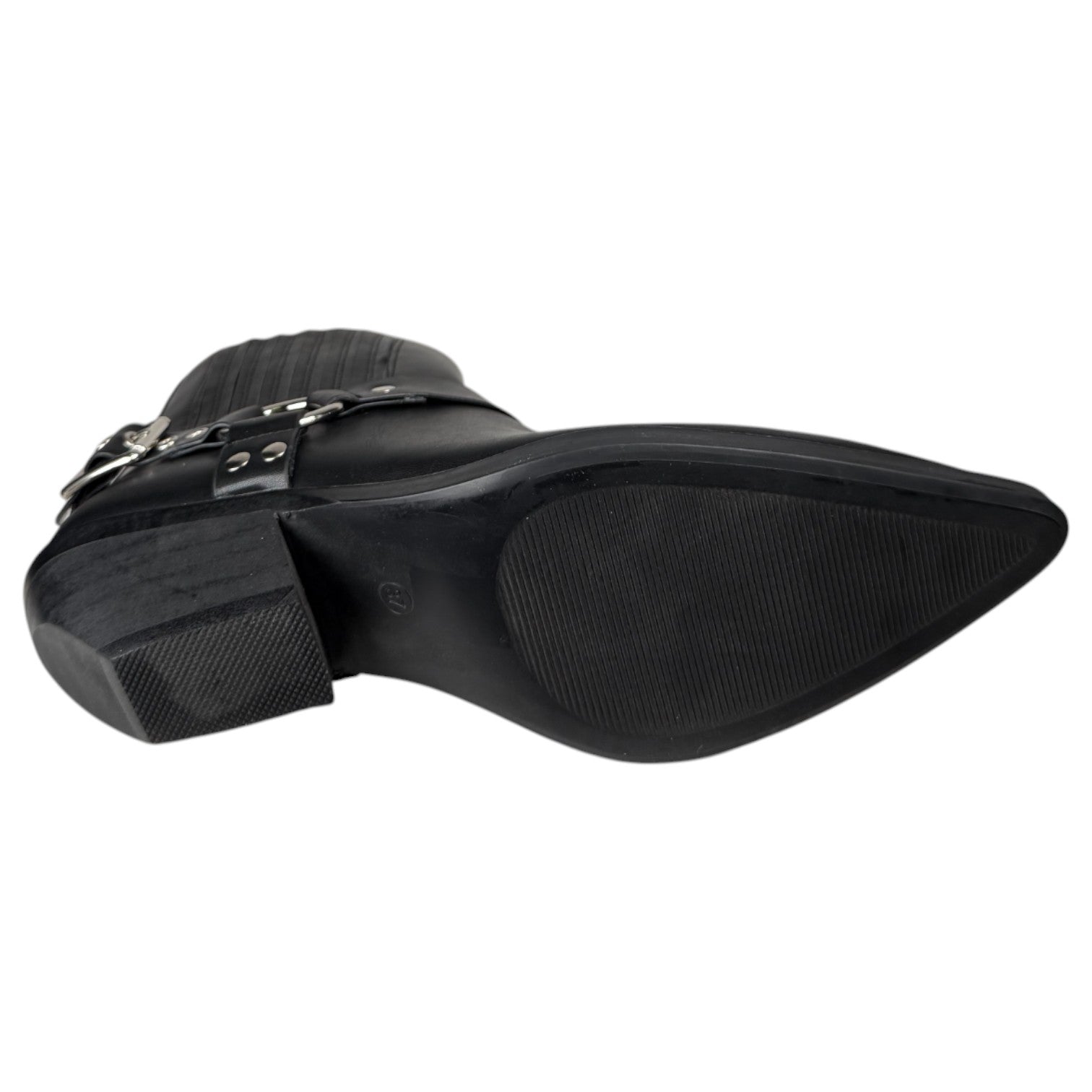 Botines Corina Cowboy Hebilla M4720 Negro - imagen 7