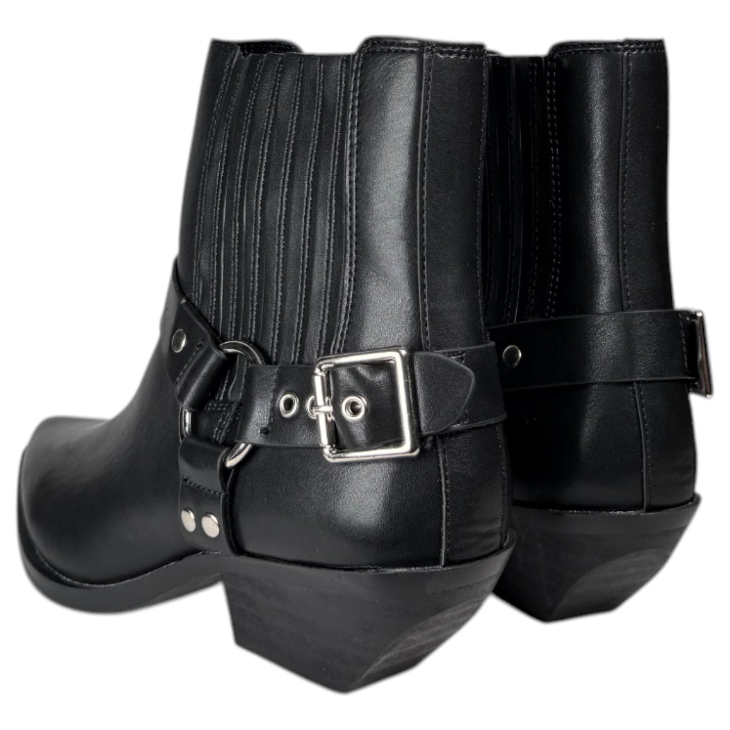 Botines Corina Cowboy Hebilla M4720 Negro - imagen 6