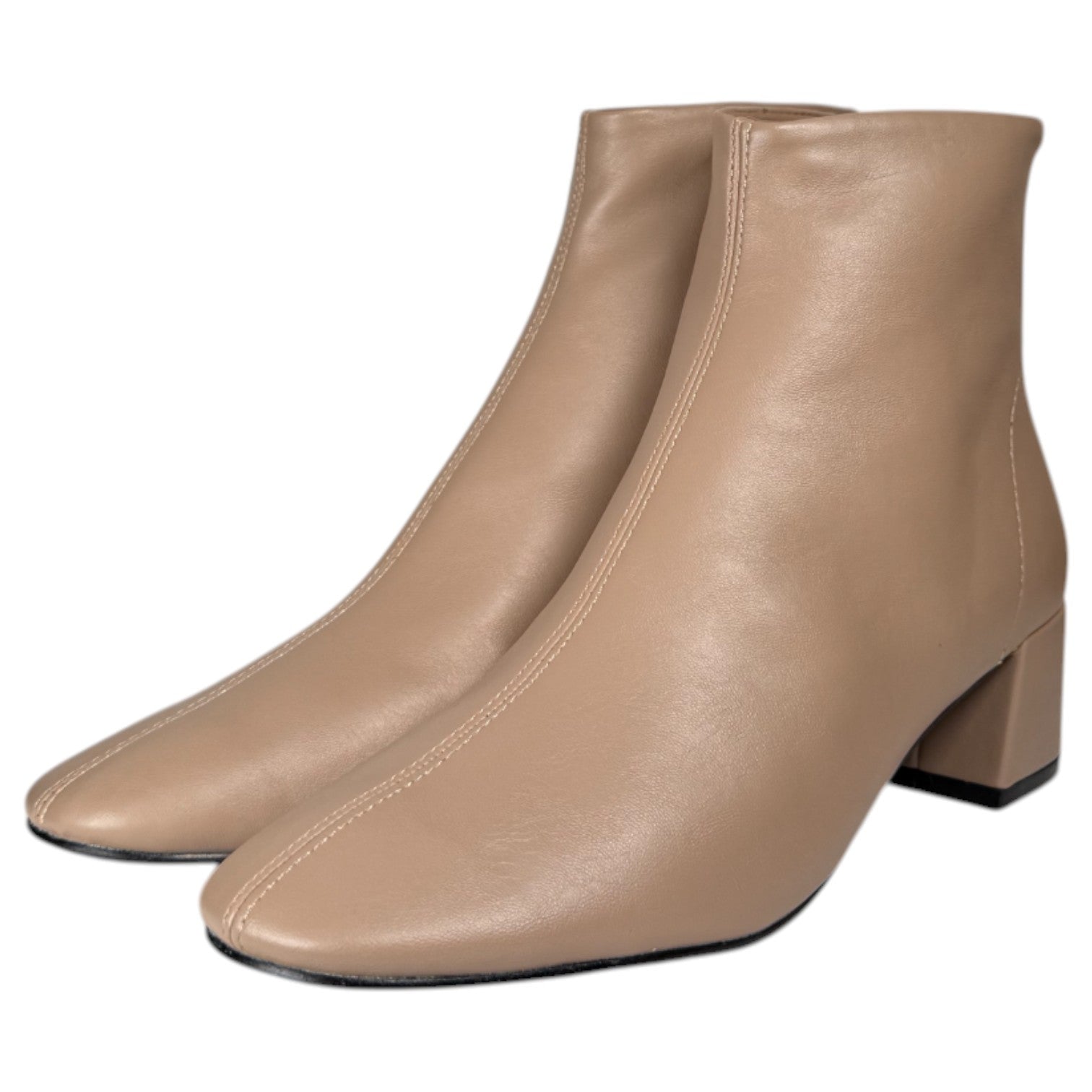 Botines Corina Cremallera Trasera M5870 Taupe - imagen 5