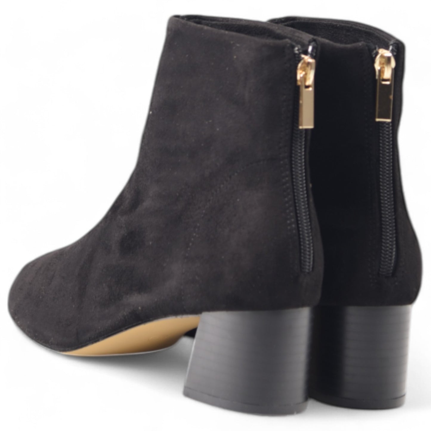 Botines Corina Medio Tacón M3850 Negro - imagen 4