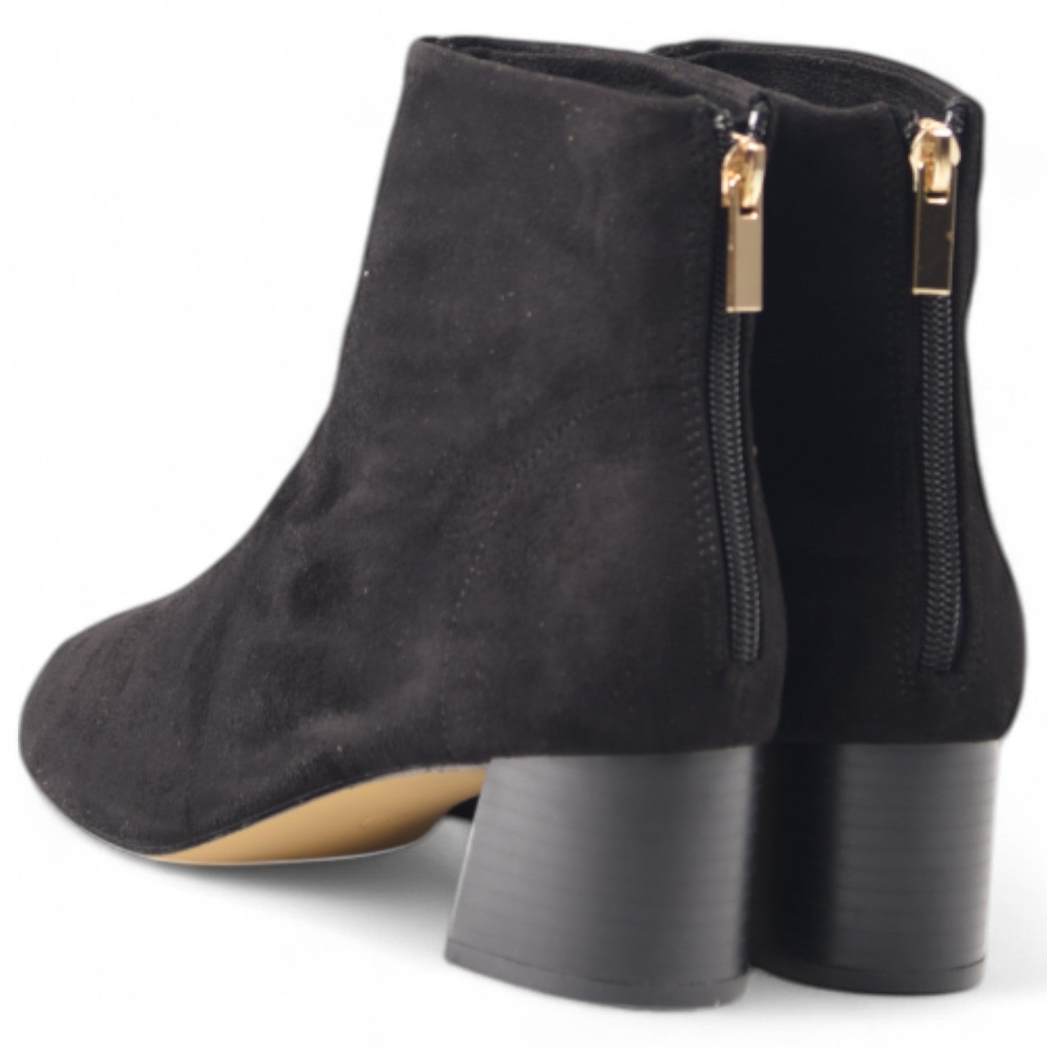 Botines Corina Medio Tacón M3850 Negro - imagen 4