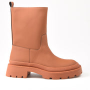 Botines Corina Piso Track M2711 Cuero