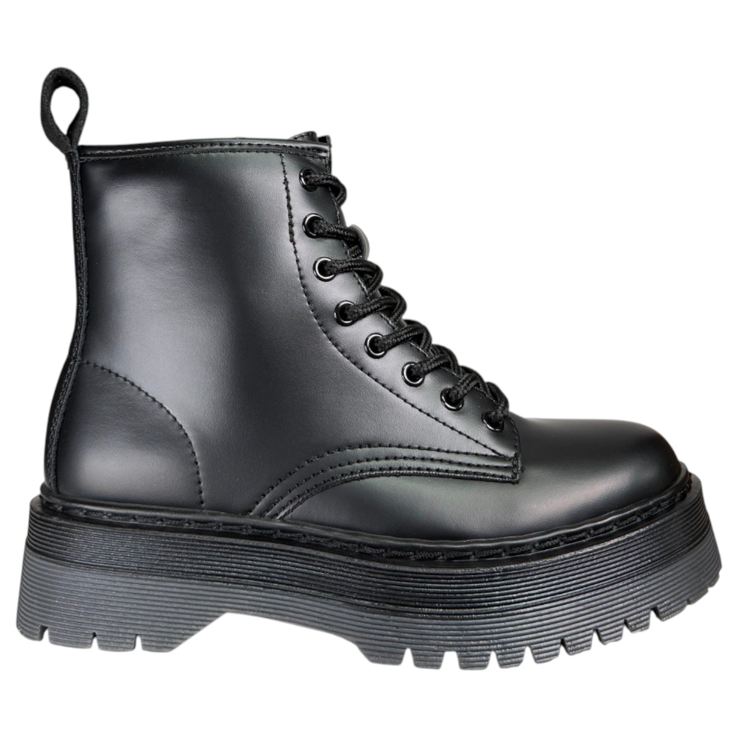Botines Corina Plataforma M5860 Negro - imagen 1
