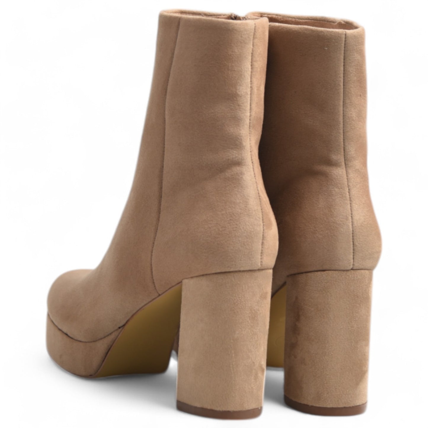 Botines Corina Tacón Plataforma M3900 Taupe - imagen 4