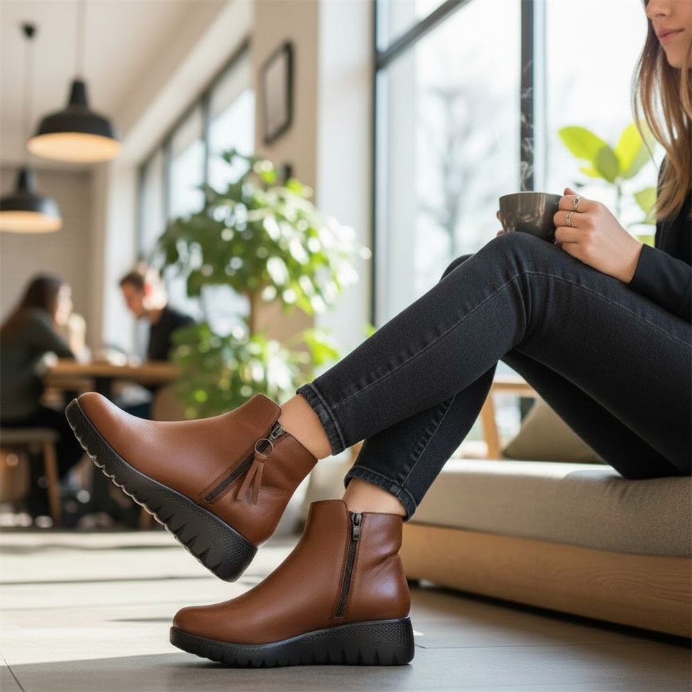 Botines Fluchos Live F2100 Cuero