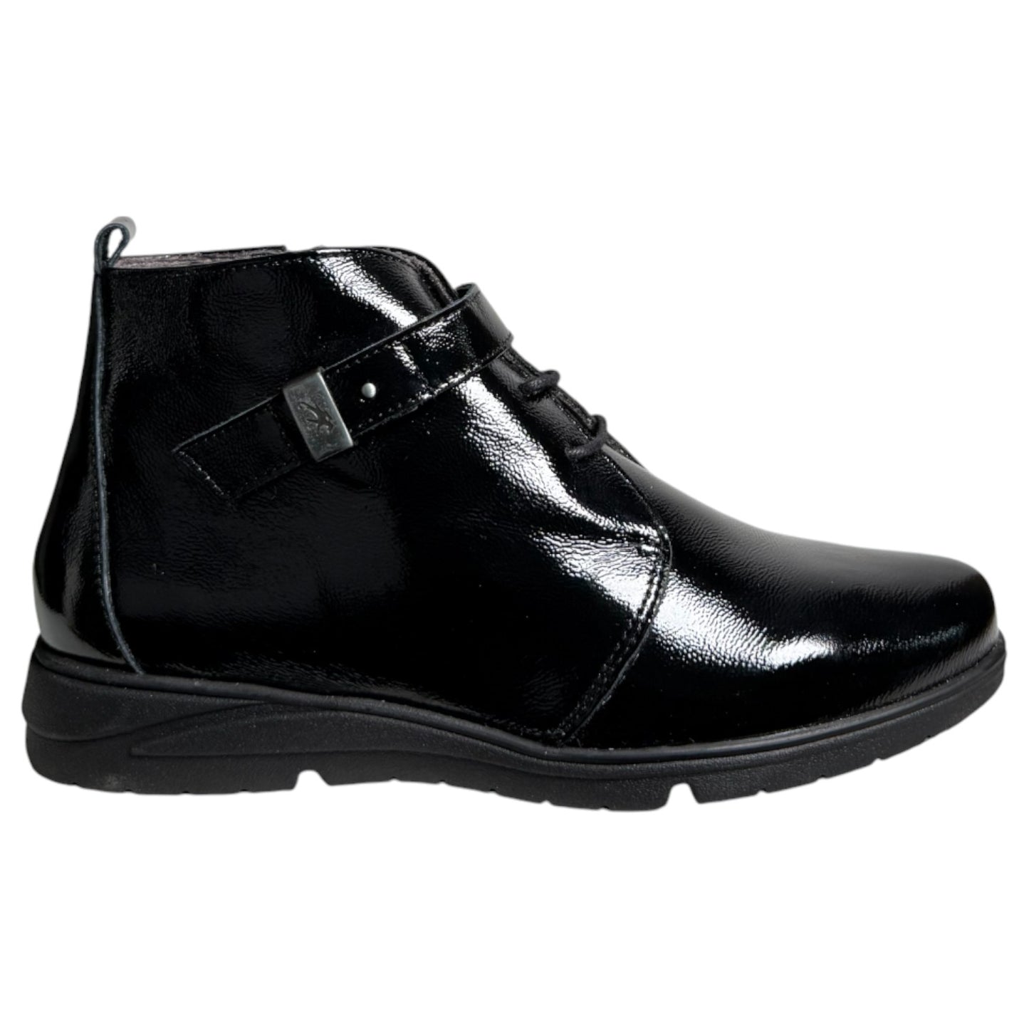 Botines Fluchos Styll F1562 Charol Negro - imagen 1