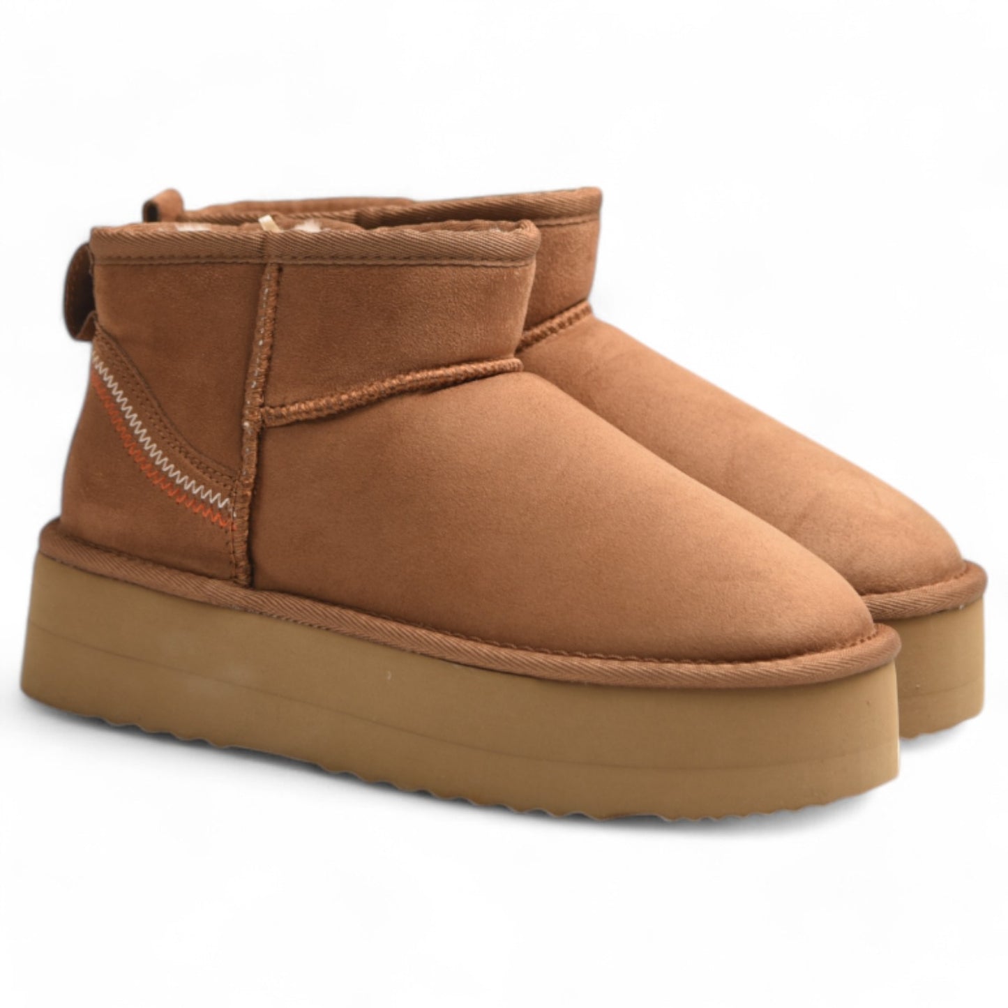 Botines Mustang Nivia 59733 Nuez Cuero - imagen 2