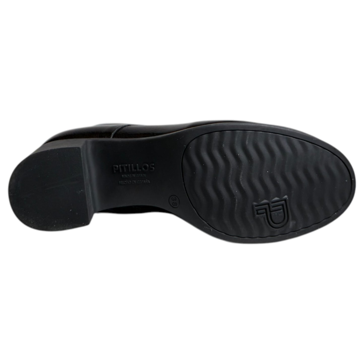 Botines Pitillos Charol Tacón 30102 Negro - imagen 5