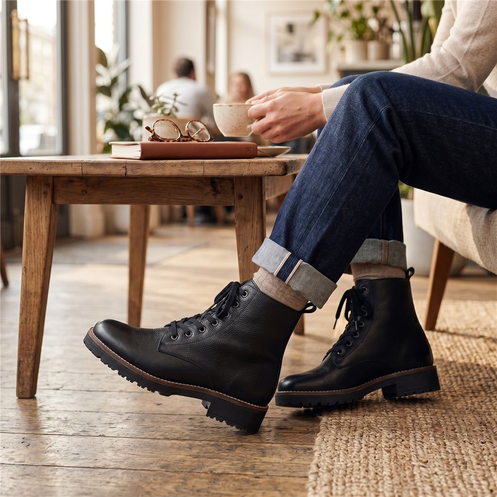 Botines Pitillos Militar 11567 Negro - imagen 2