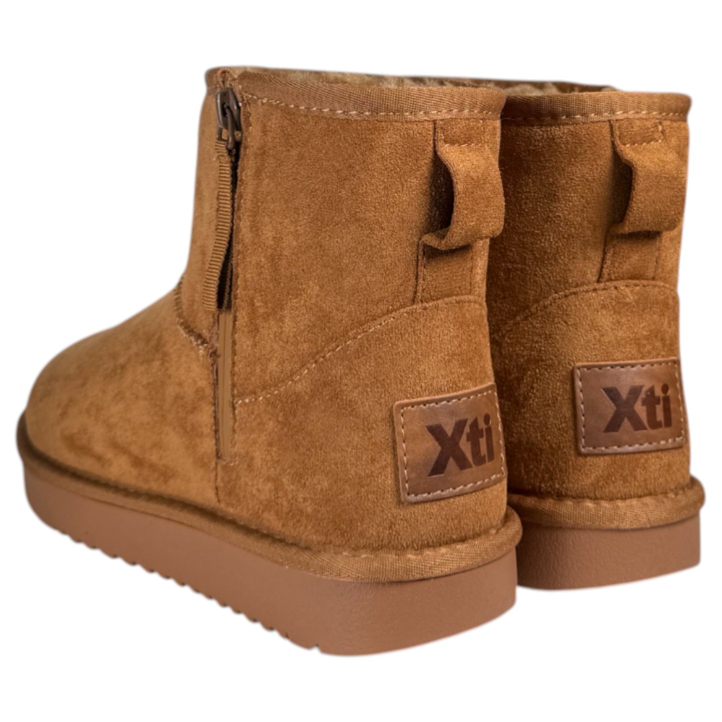 Botines Xti Esquimales Planos 144443 Camel - imagen 4