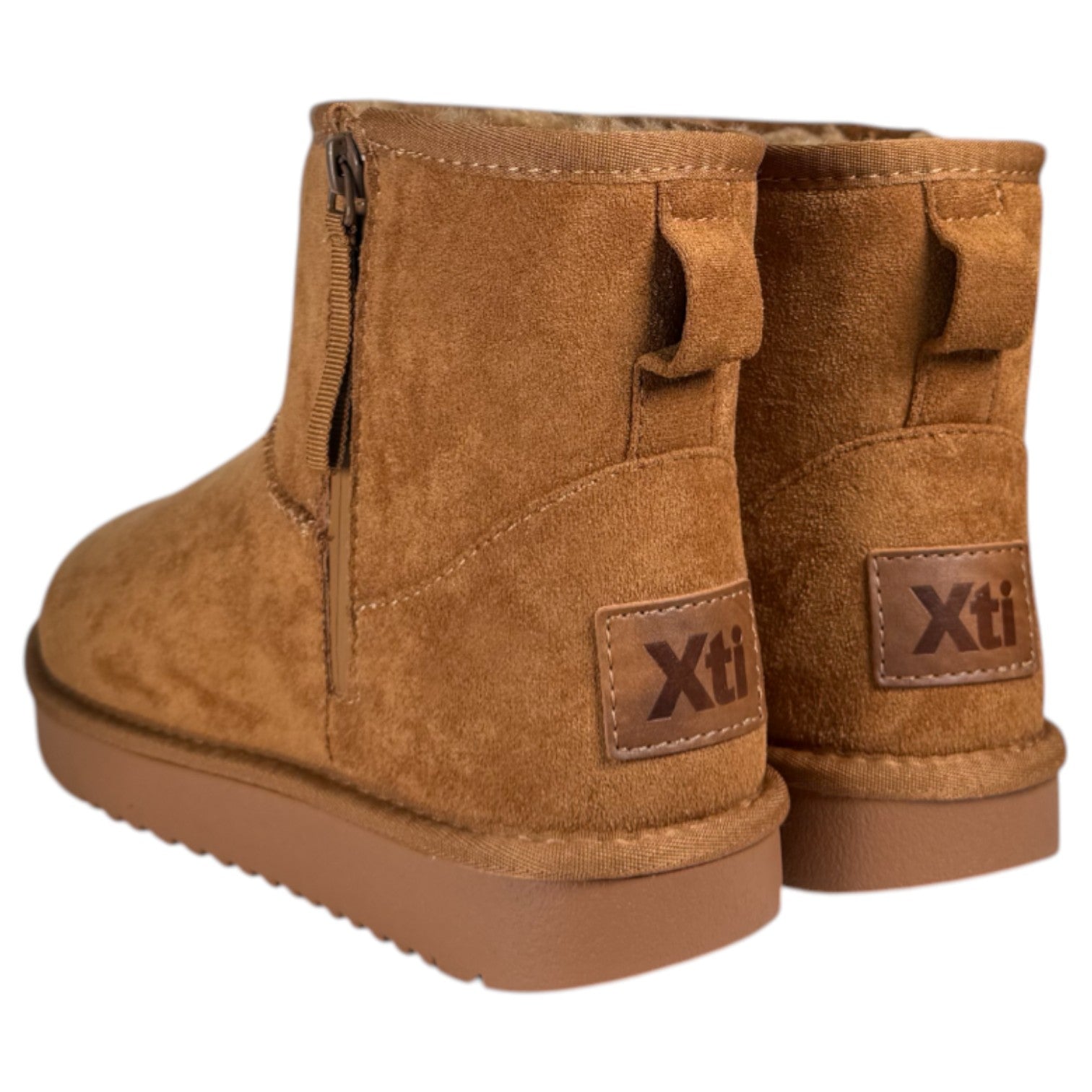 Botines Xti Esquimales Planos 144443 Camel - imagen 4