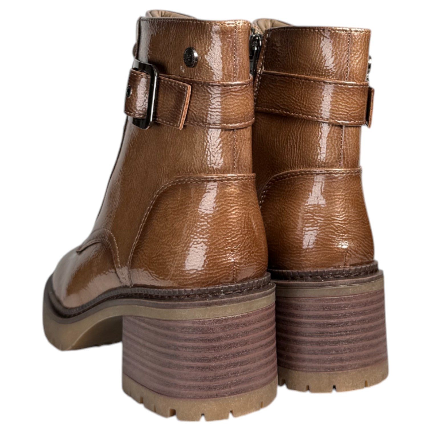Botines Xti Militares Tacón 144275 Beige - imagen 4