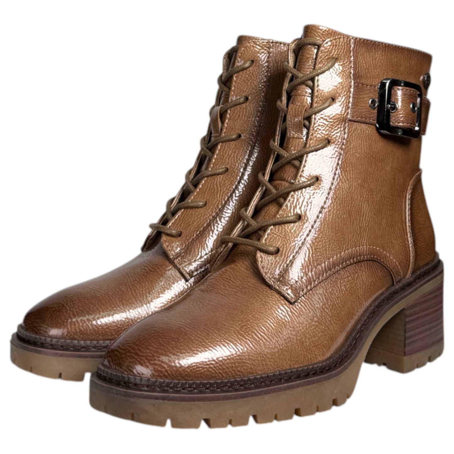Botines Xti Militares Tacón 144275 Beige - imagen 3