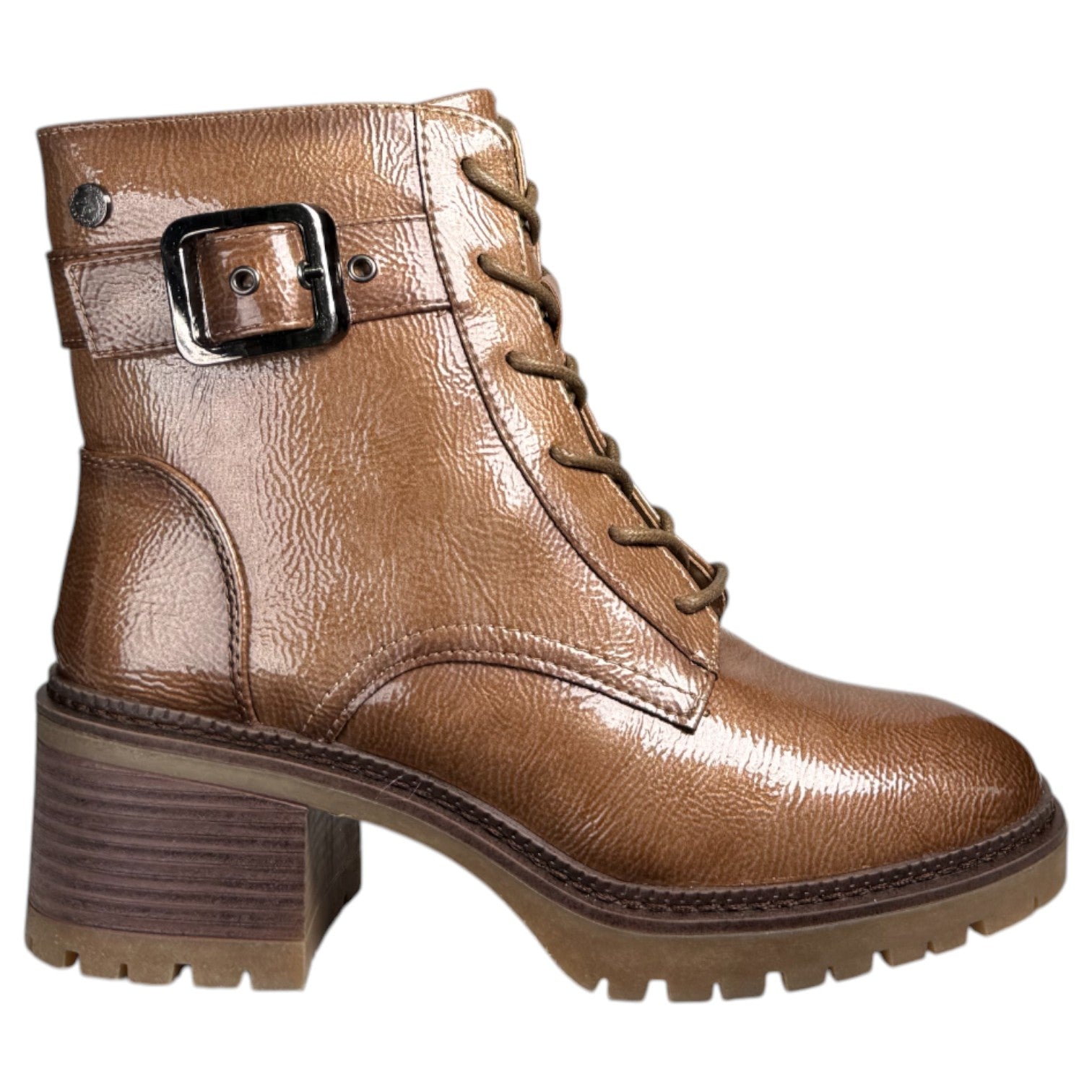 Botines Xti Militares Tacón 144275 Beige - imagen 1