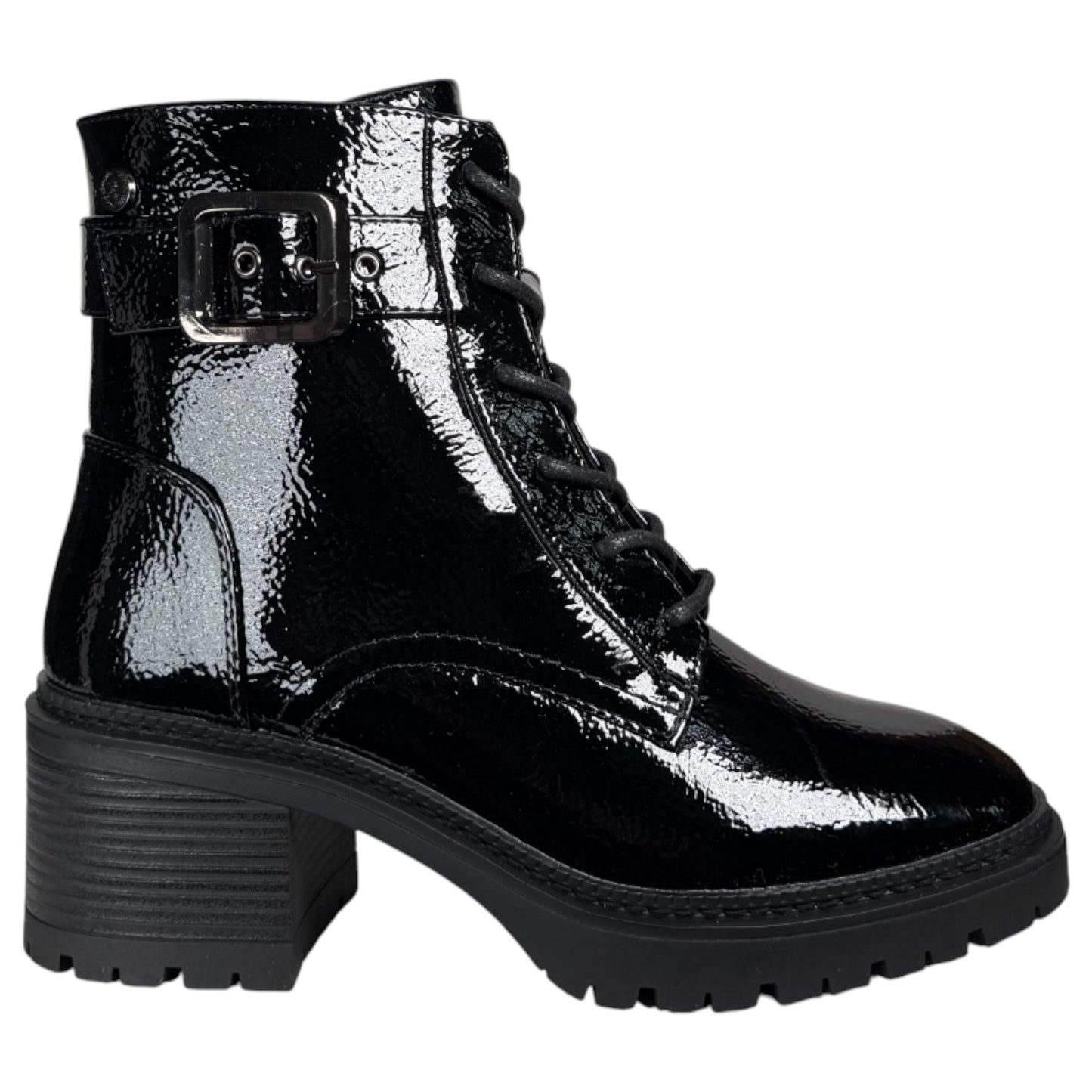 Botines Xti Militares Tacón 144275 Negro - imagen 1