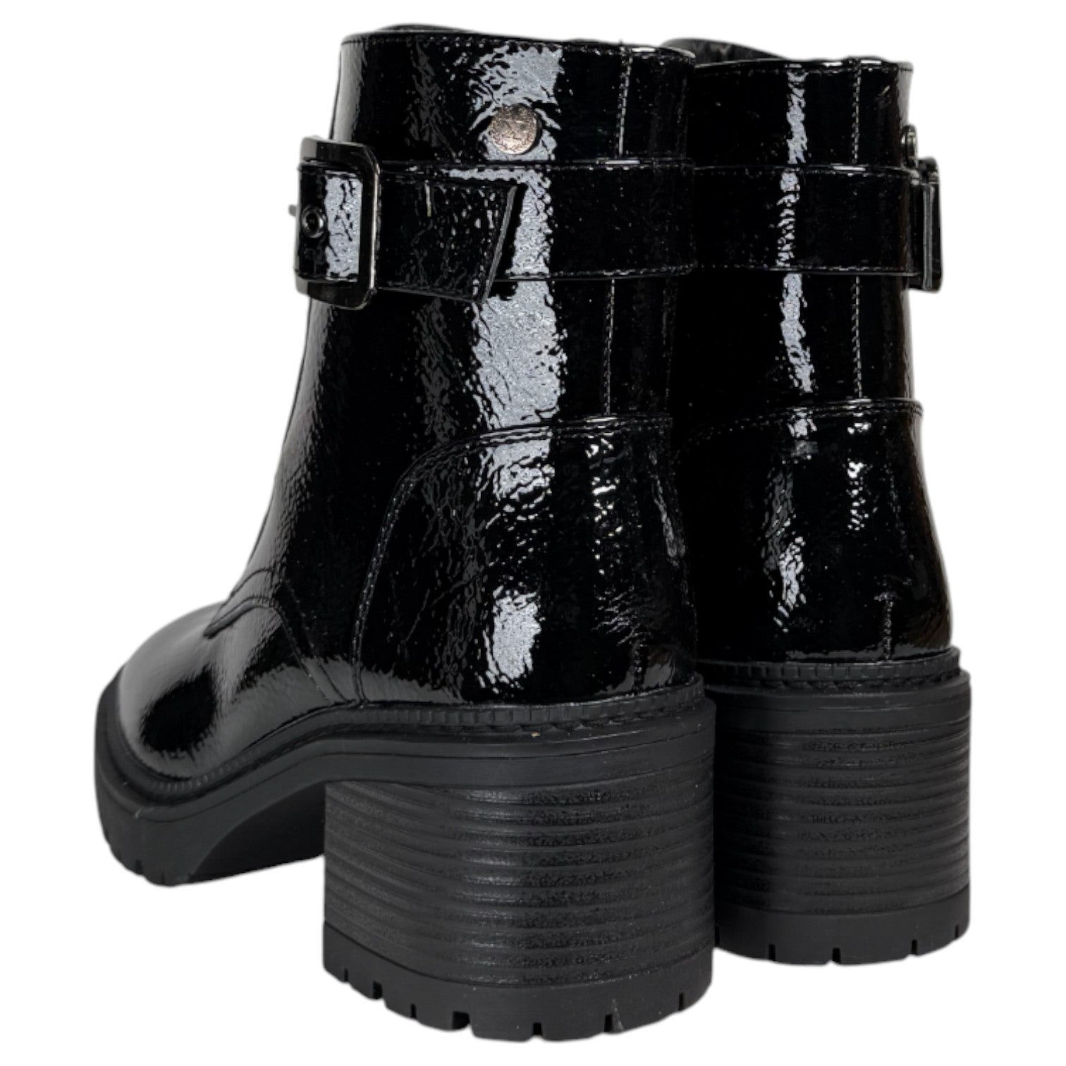 Botines Xti Militares Tacón 144275 Negro - imagen 4