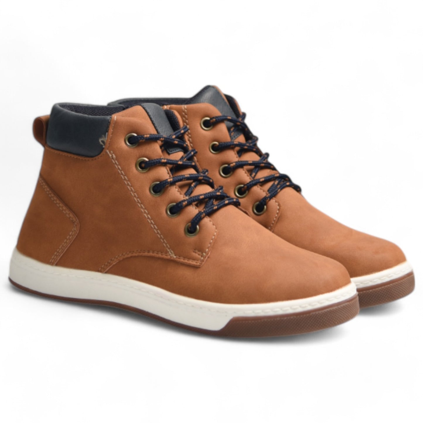 Botitas Bubble Kids Cordones C1142-L Camel - imagen 2