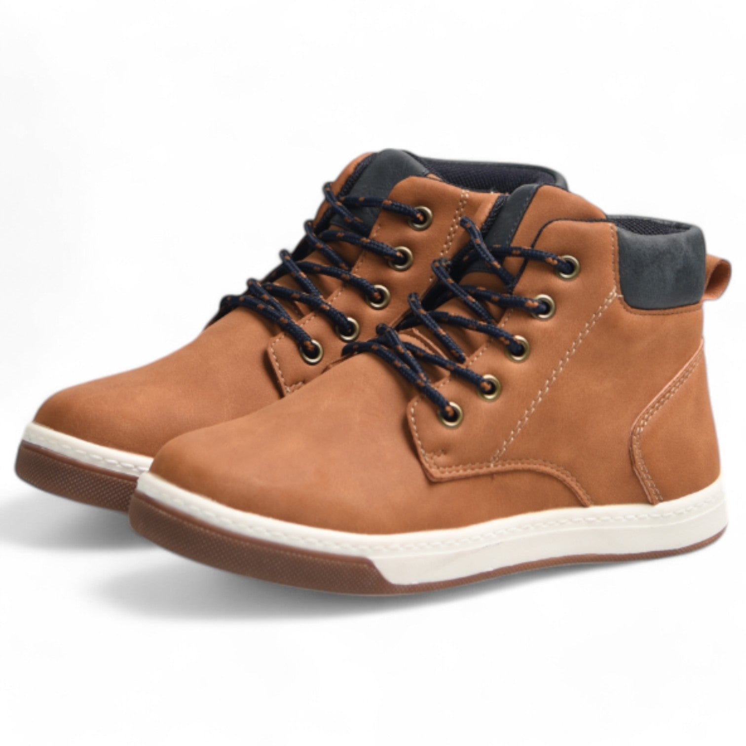 Botitas Bubble Kids Cordones C1142-L Camel - imagen 3