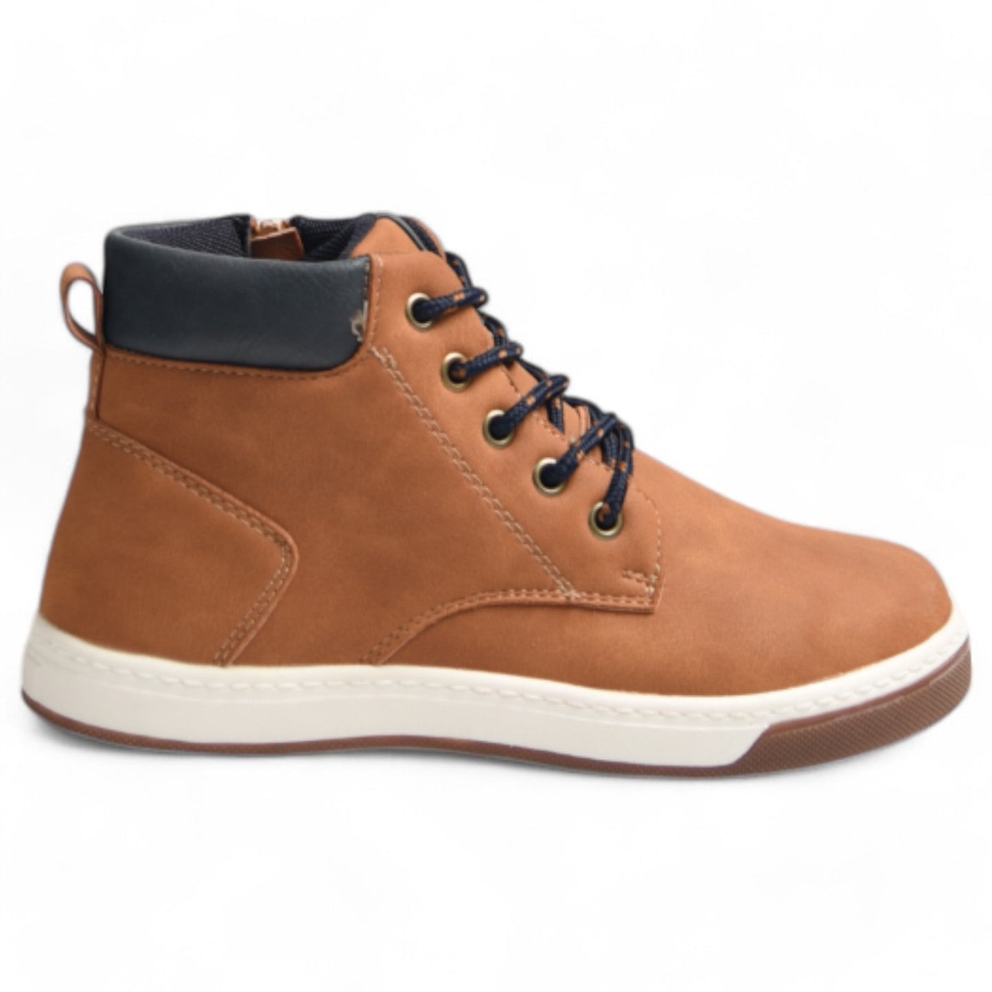Botitas Bubble Kids Cordones C1142-L Camel - imagen 1