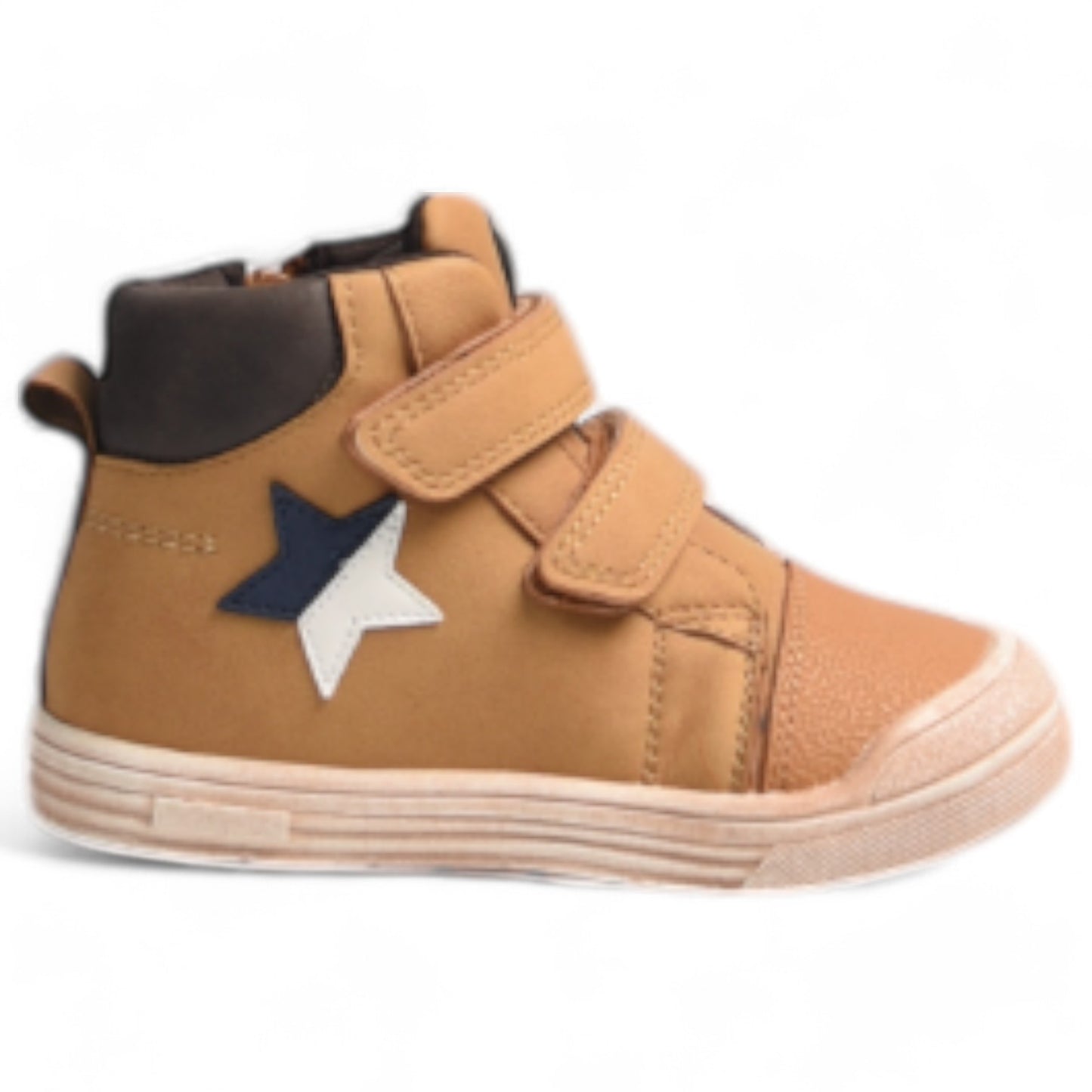 Botitas Bubble Kids Velcro Estrella C1141 Camel - imagen 1
