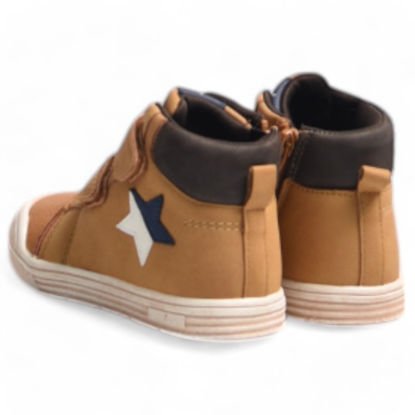 Botitas Bubble Kids Velcro Estrella C1141 Camel - imagen 4