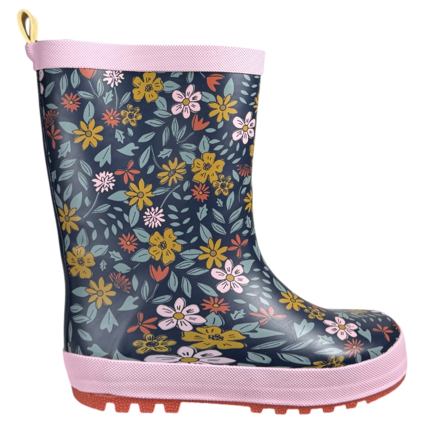 Botitas de Agua Bubble Kids Florecitas C1192 Rosa - imagen 1
