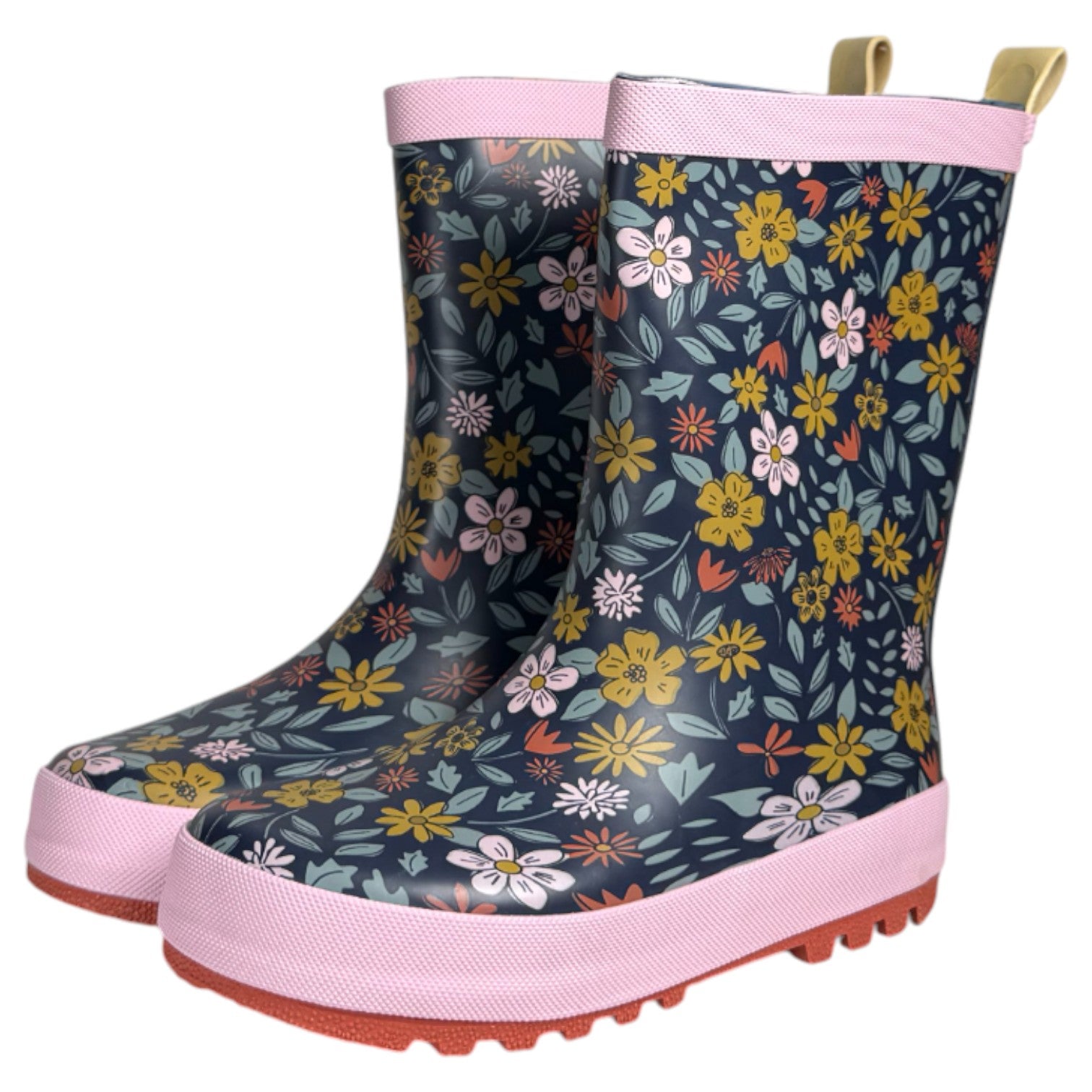 Botitas de Agua Bubble Kids Florecitas C1192 Rosa - imagen 3