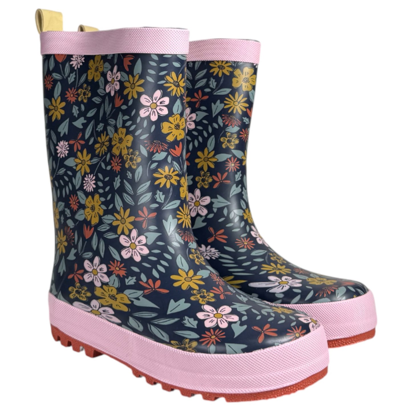 Botitas de Agua Bubble Kids Florecitas C1192 Rosa - imagen 2