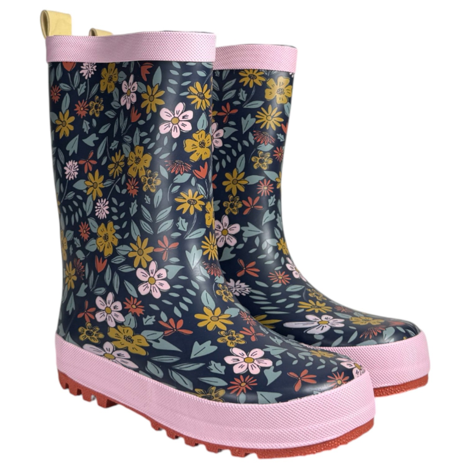 Botitas de Agua Bubble Kids Florecitas C1192 Rosa - imagen 2