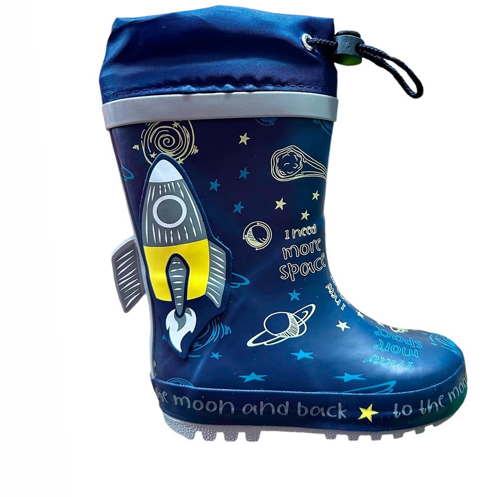 Botitas de Agua Bubble Kids Space C1190 Marino - imagen 6