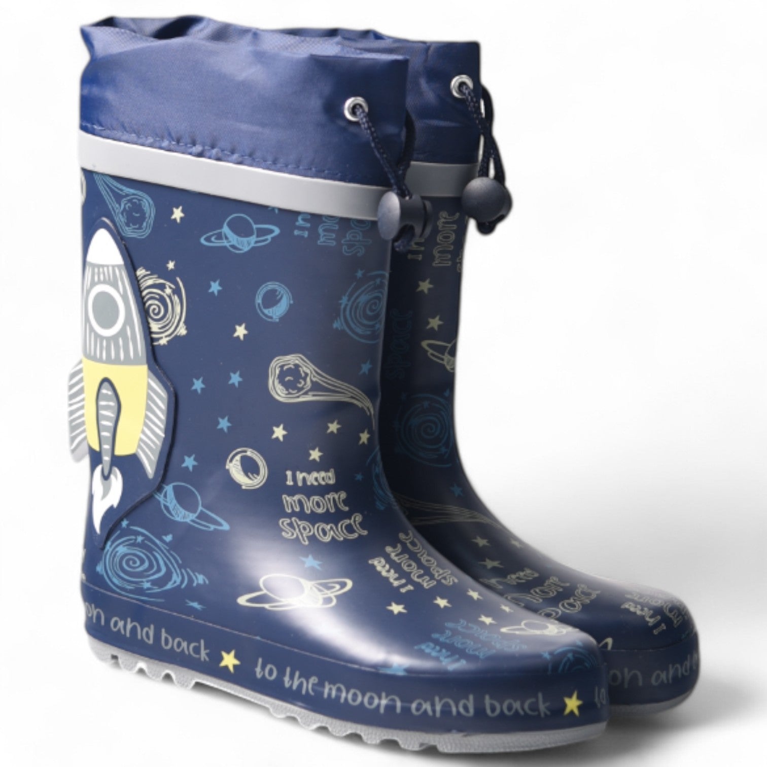 Botitas de Agua Bubble Kids Space C1190 Marino - imagen 2