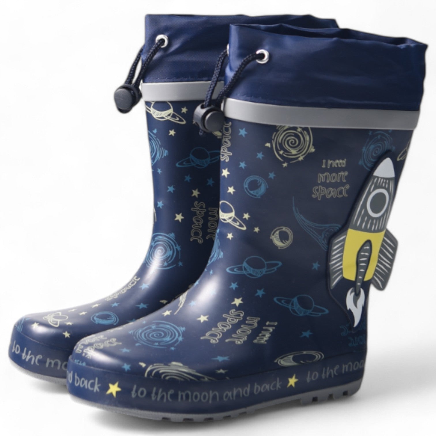 Botitas de Agua Bubble Kids Space C1190 Marino - imagen 3