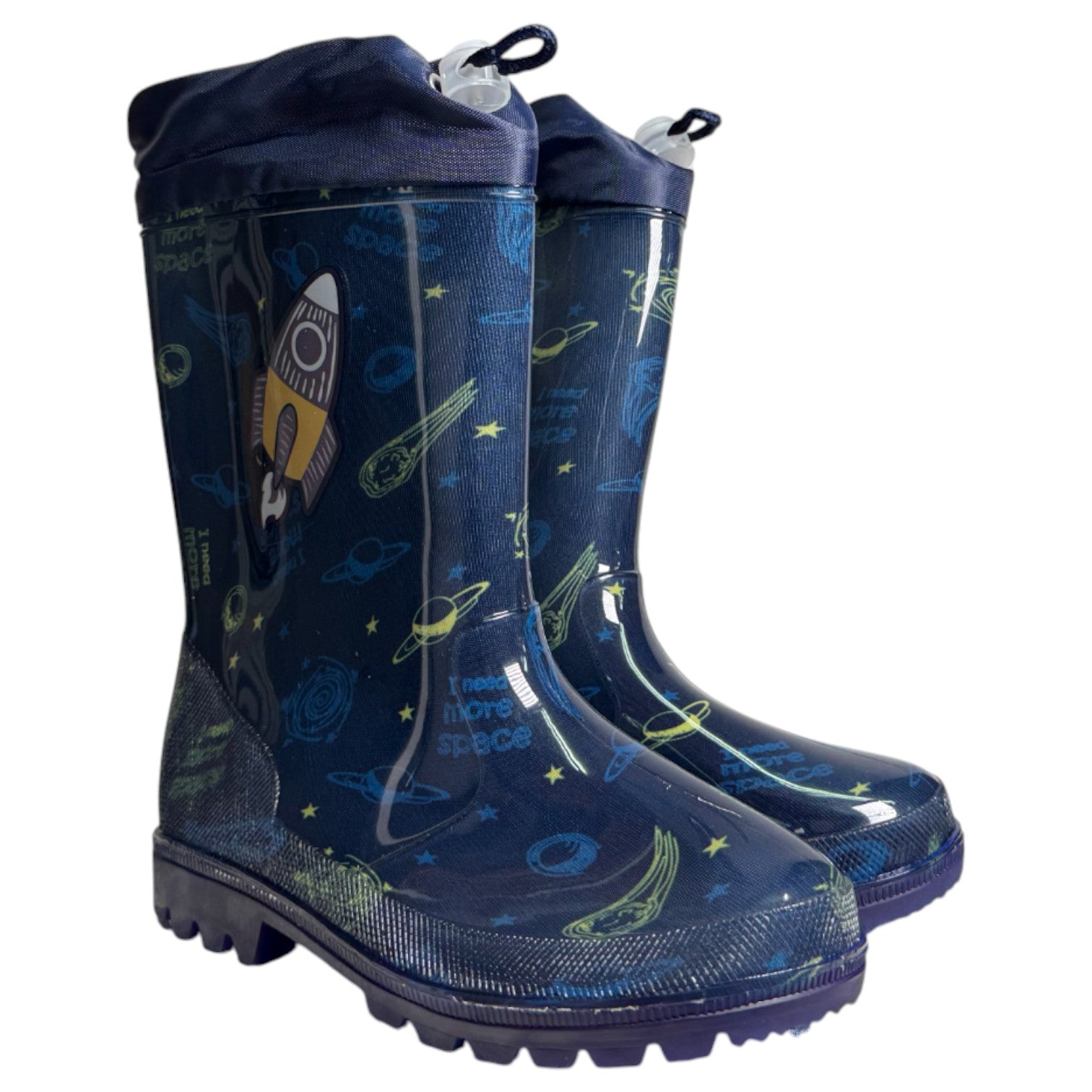 Botitas de Agua Bubble Kids Space C1535 Marino - imagen 2