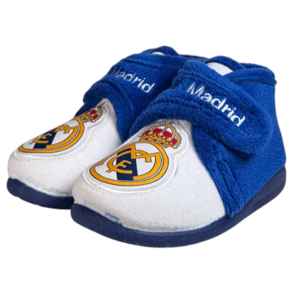 Botitas de Casa Marpen Slippers Real Madrid CFRM4 Blanco Azul - imagen 4