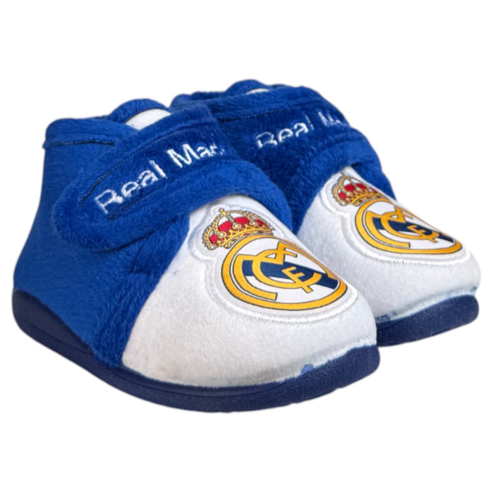 Botitas de Casa Marpen Slippers Real Madrid CFRM4 Blanco Azul - imagen 3